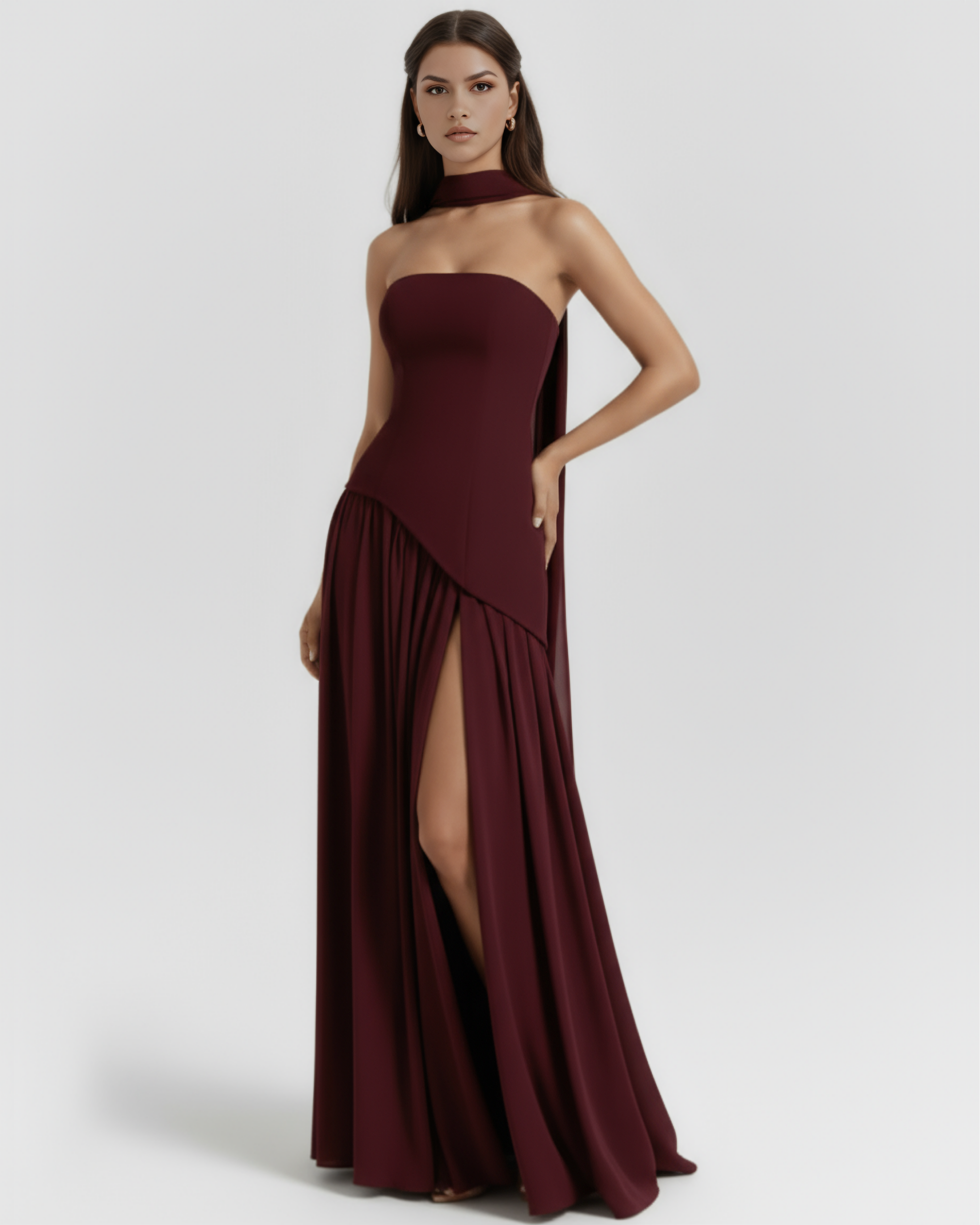 SERENIS – Sculpted Oberteil MAXI-KLEID