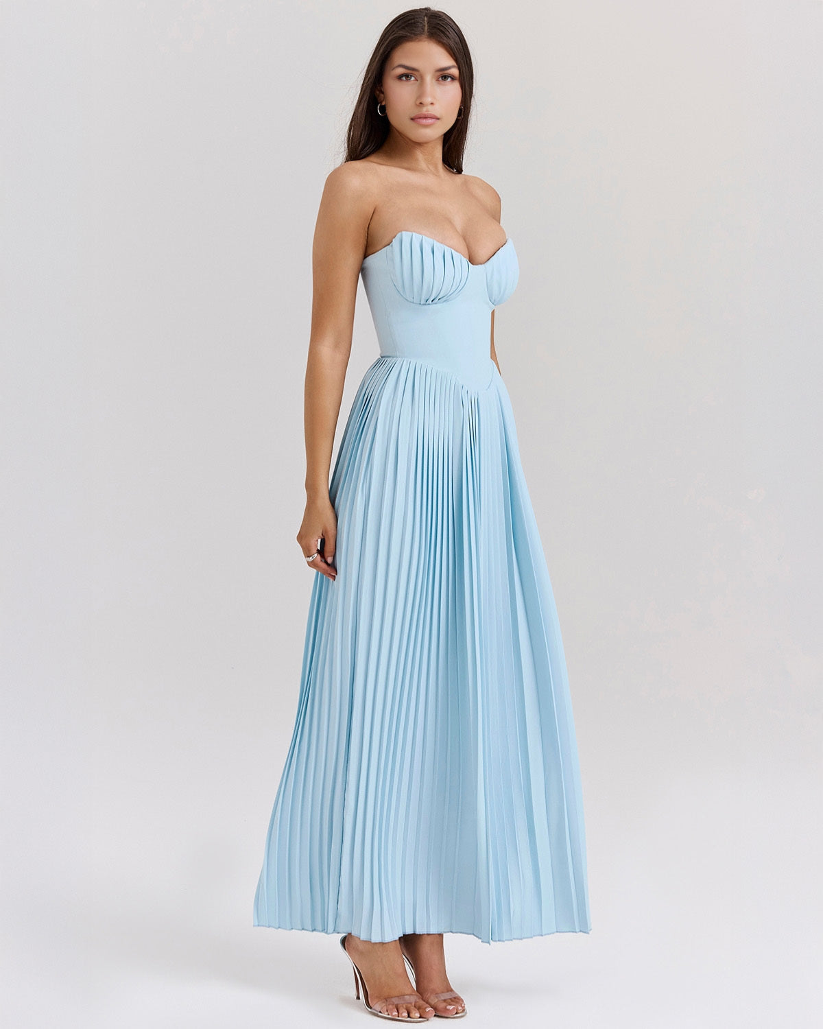Azure Belle Maxi Kleid