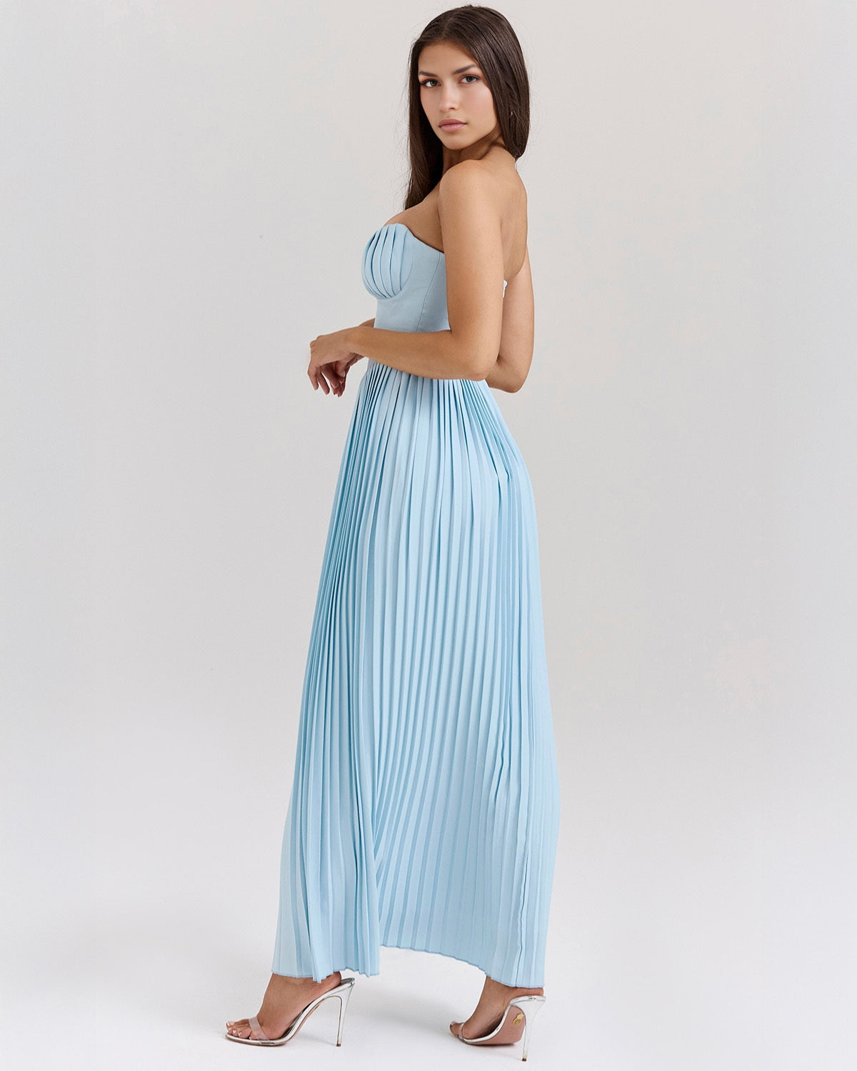 Azure Belle Maxi Kleid