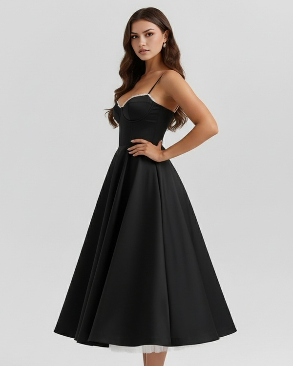 SELARA – Sculpted Oberteil MIDI-KLEID