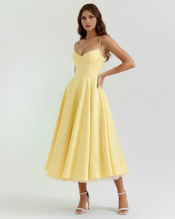 SELARA – Sculpted Oberteil MIDI-KLEID