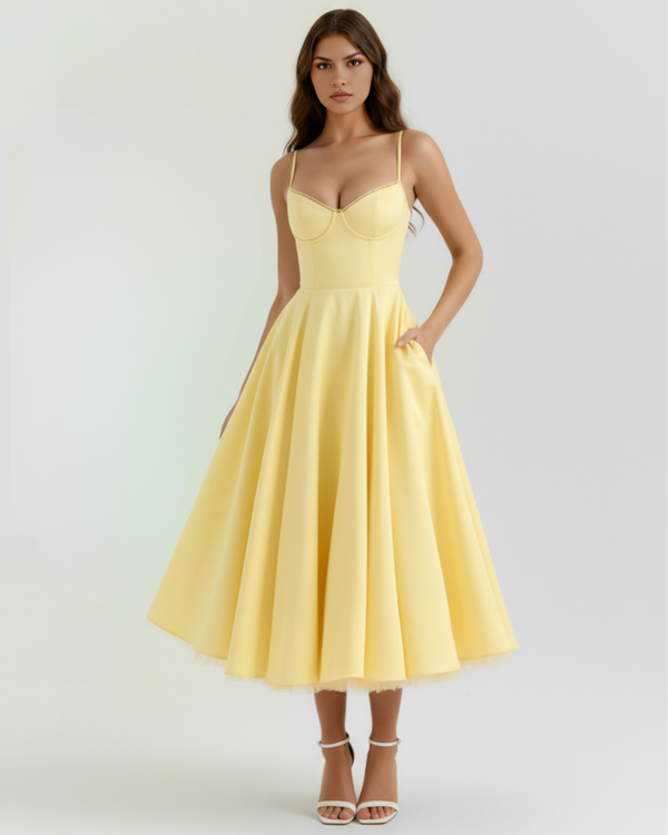 SELARA – Sculpted Oberteil MIDI-KLEID