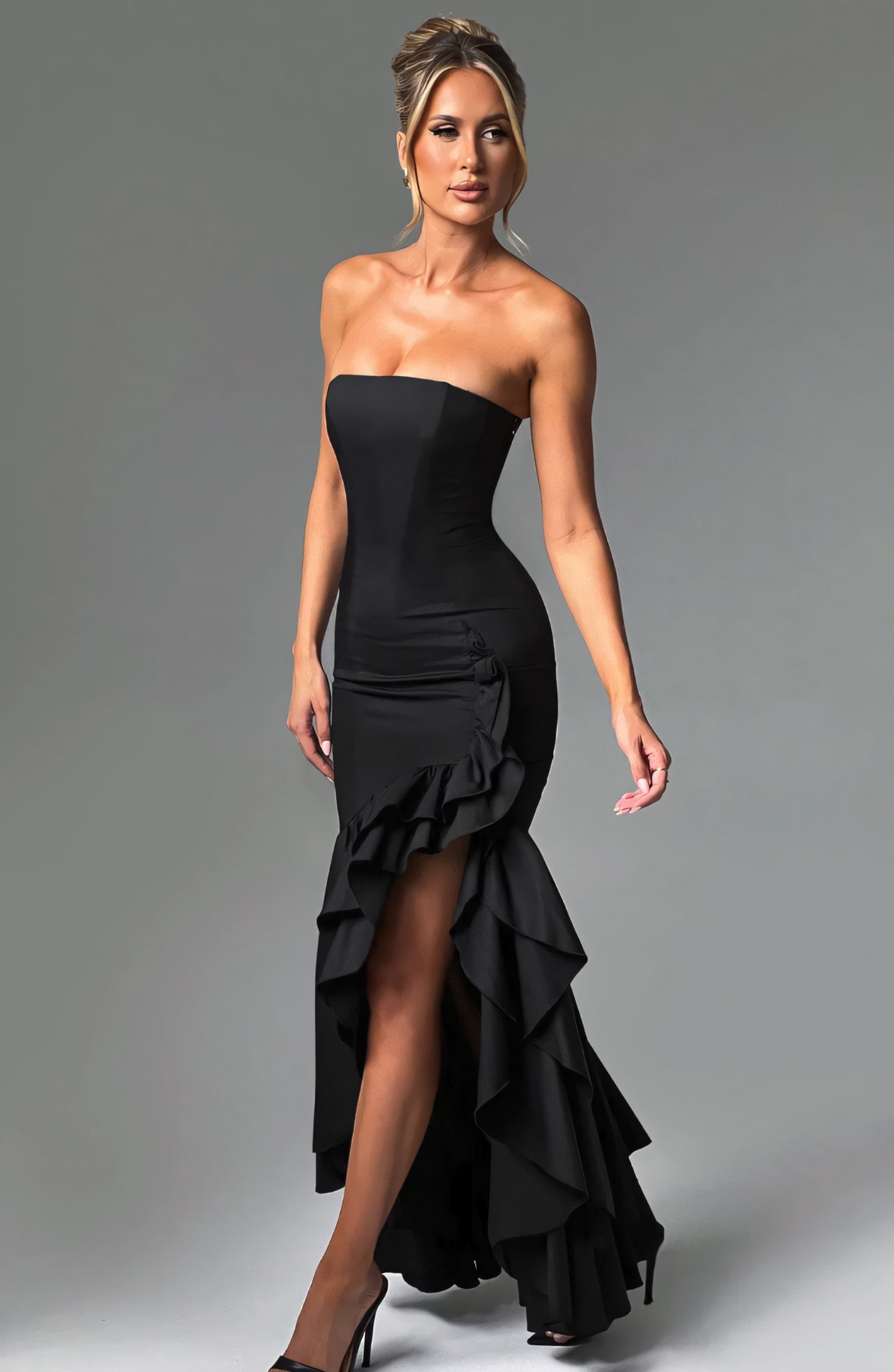 Valoria | Ruffle Maxi Dress