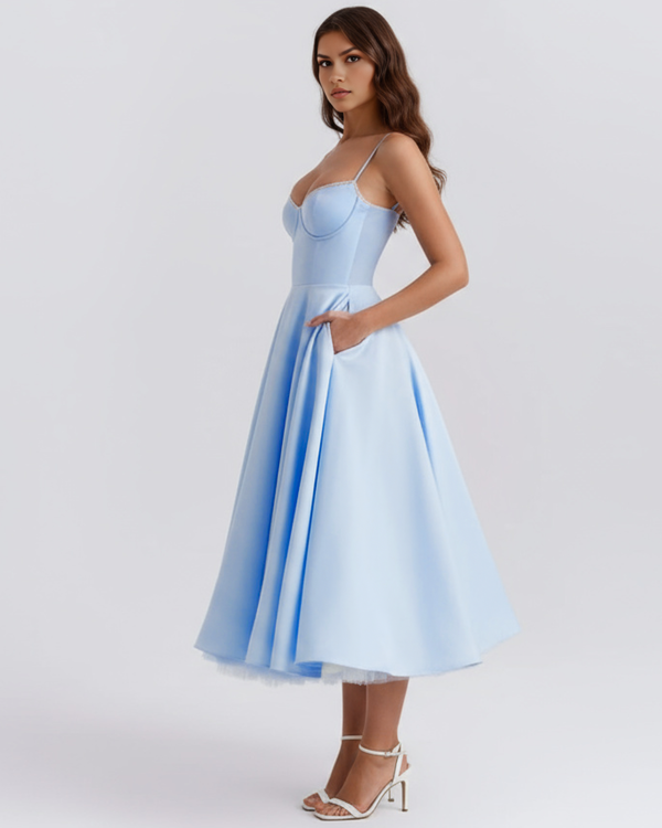SELARA – Sculpted Oberteil MIDI-KLEID