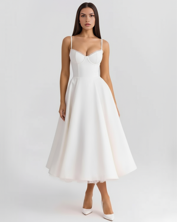 SELARA – Sculpted Oberteil MIDI-KLEID
