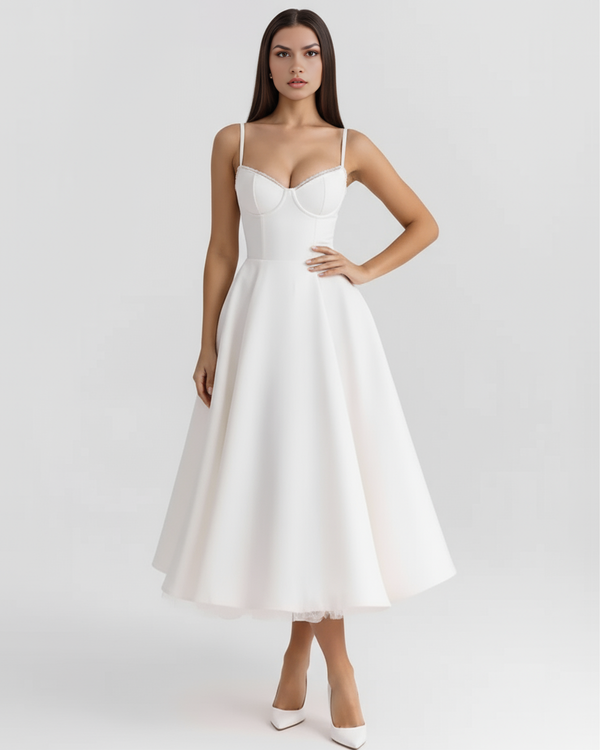 SELARA – Sculpted Oberteil MIDI-KLEID