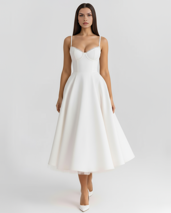 SELARA – Sculpted Oberteil MIDI-KLEID