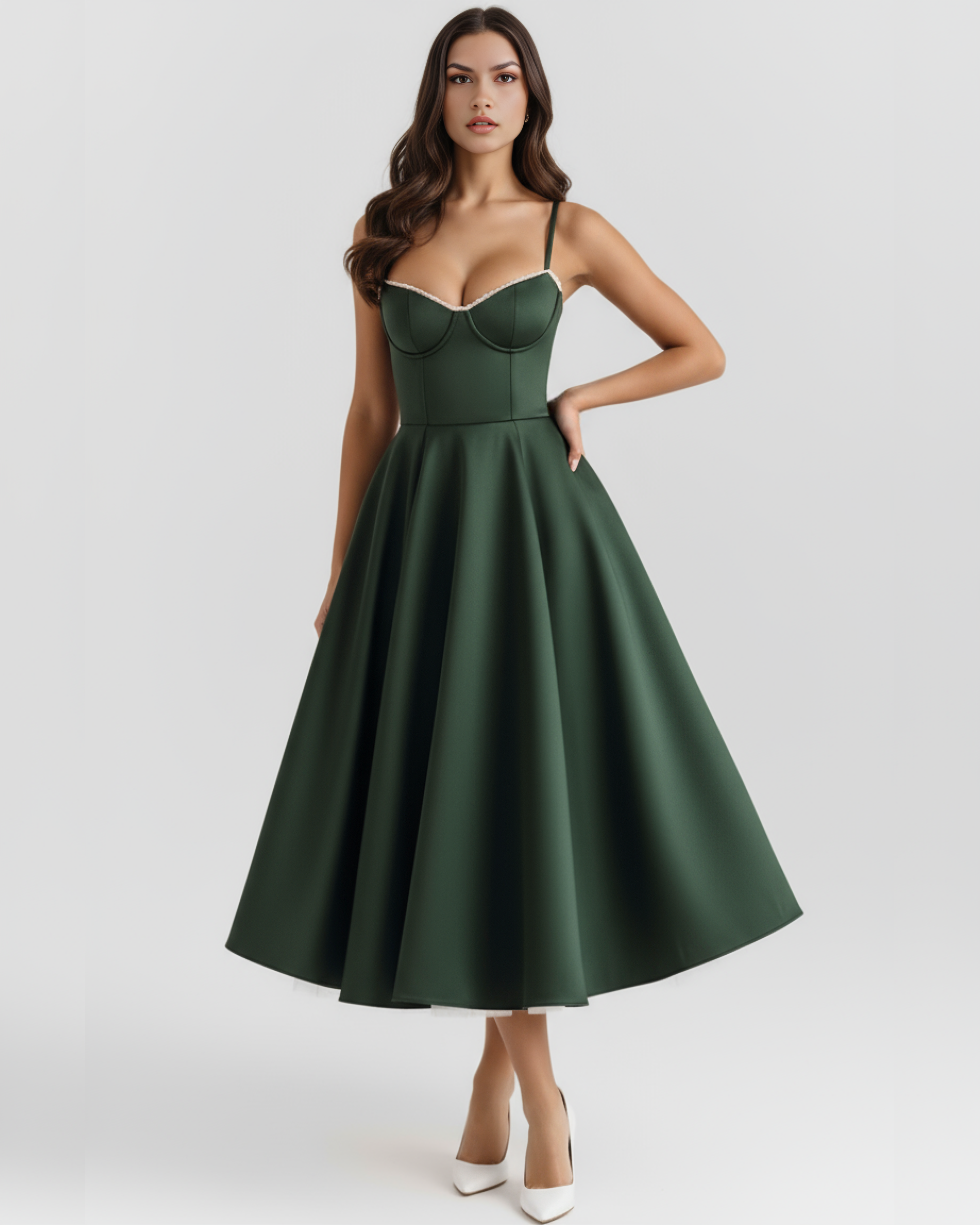 SELARA – Sculpted Oberteil MIDI-KLEID