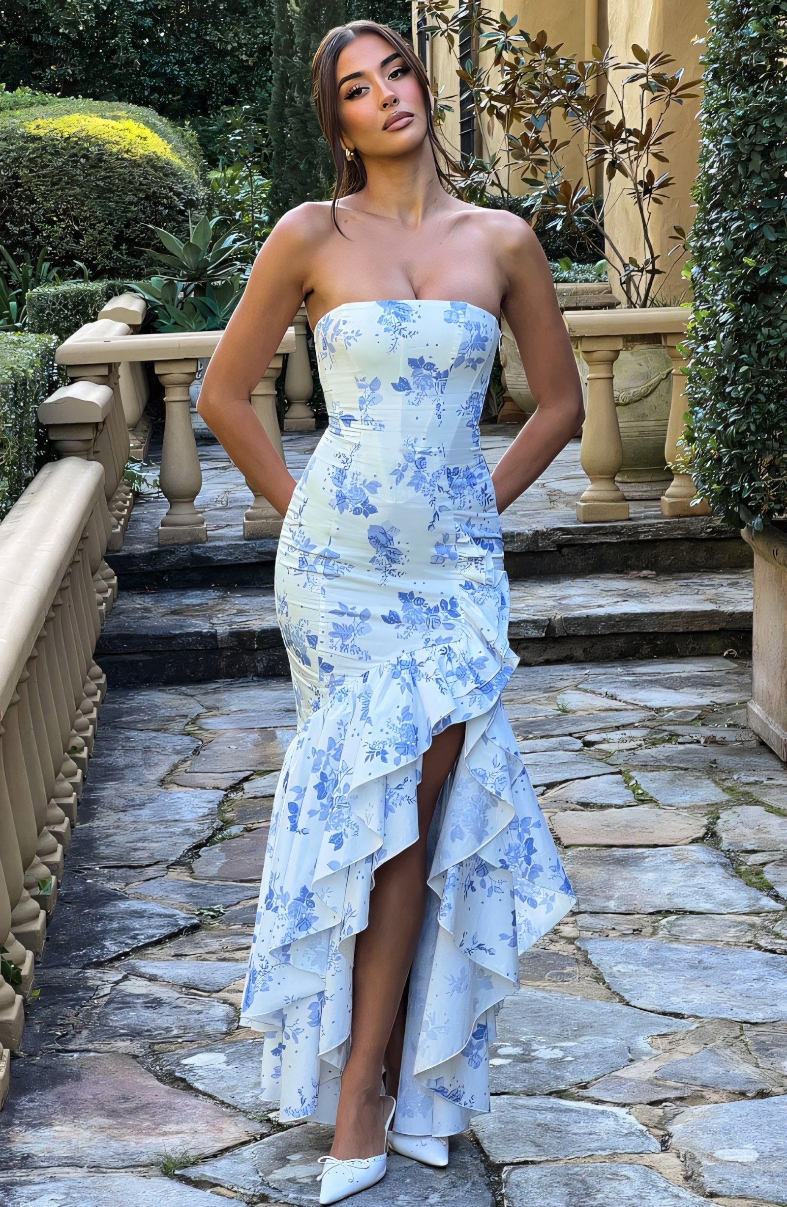 Valoria | Ruffle Maxi Dress