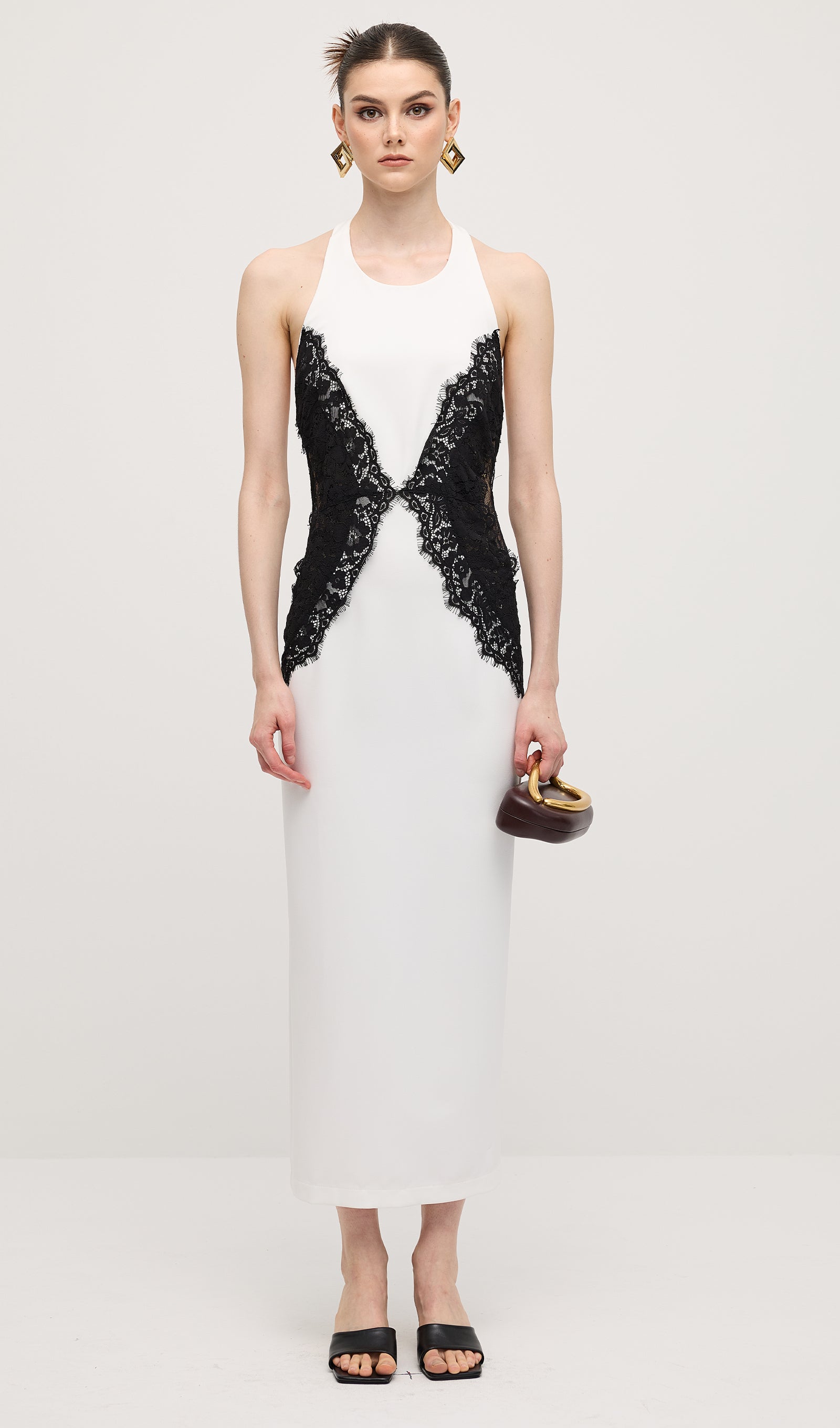 Noir Elegance Maxi Kleid