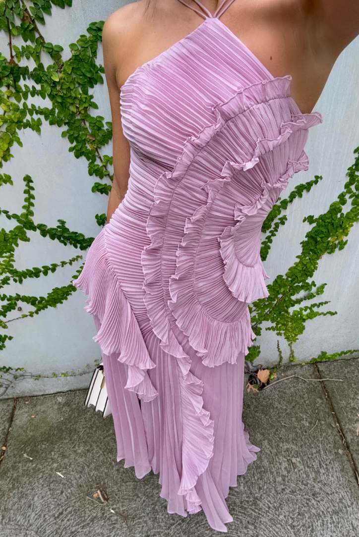 KIVRA | RUFFLE MAXI DRESS