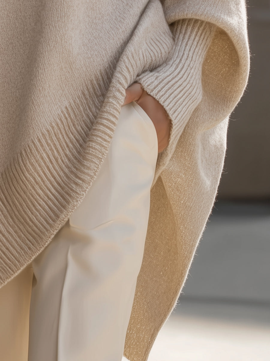Bellavine – Effortless Luxe Knit Poncho