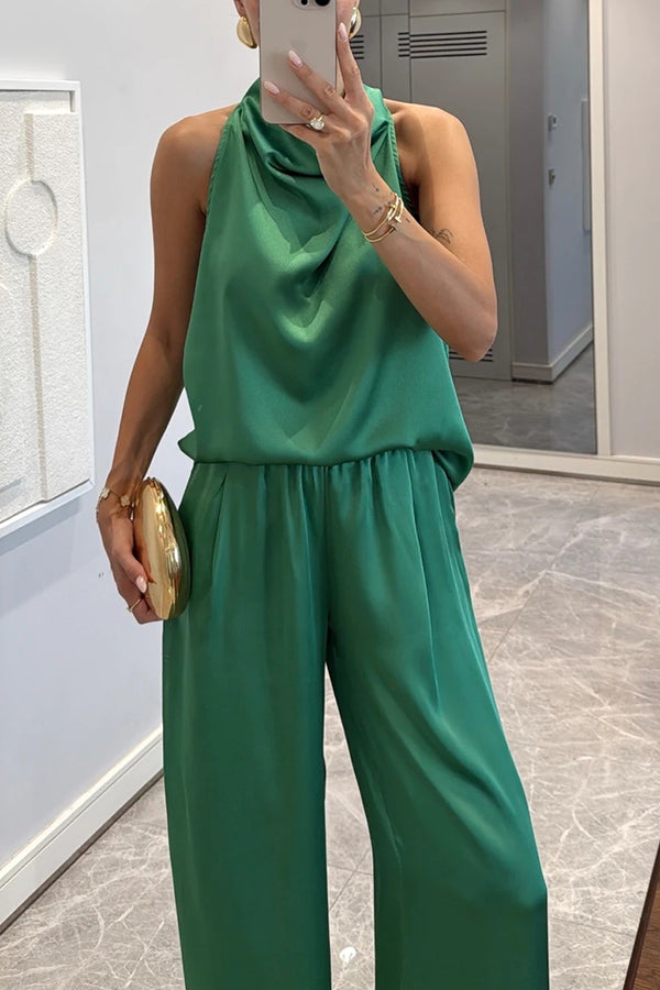 Satin Anmut Zweiteiler Set