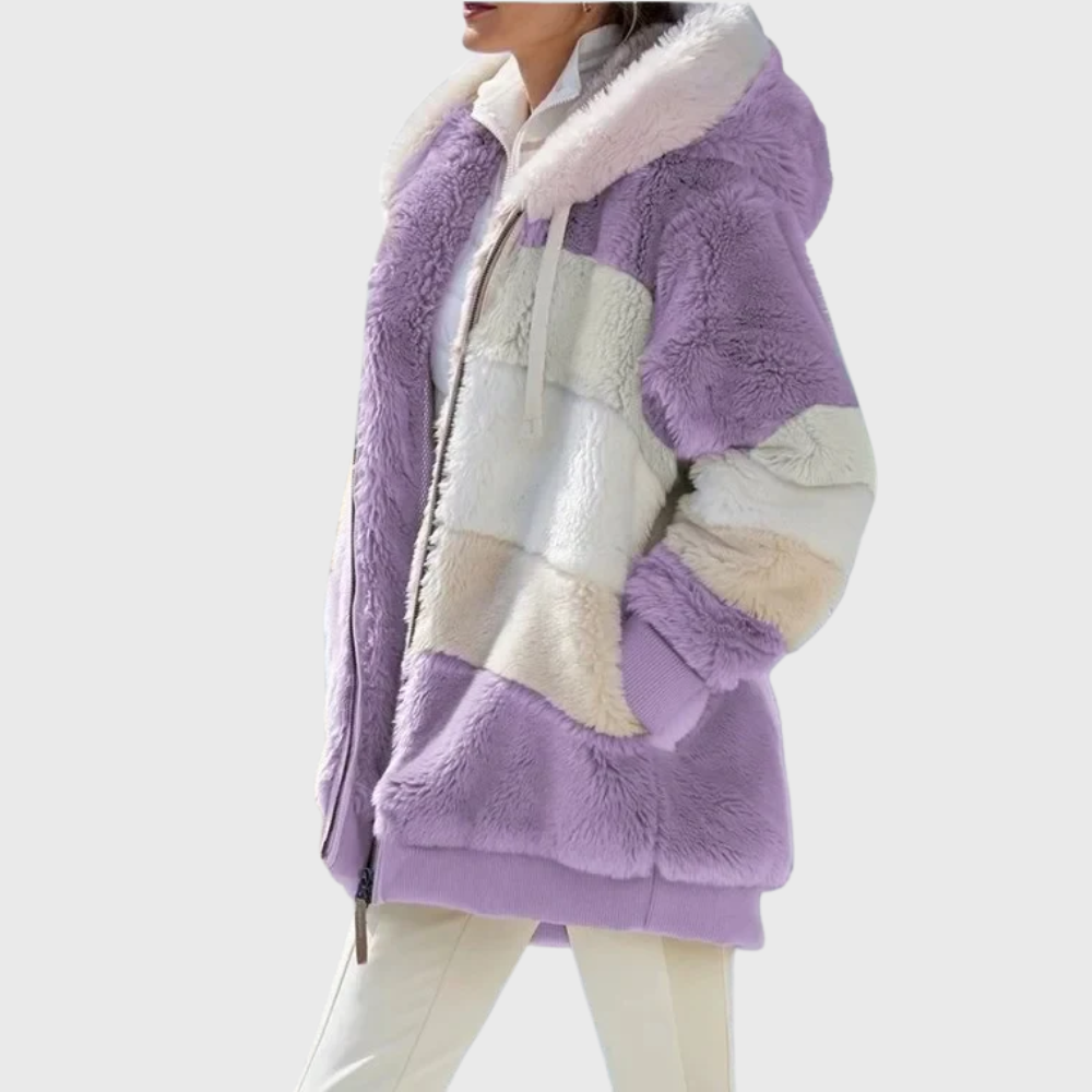 Aurelia | Ultra-warme Patchwork Winterjacke