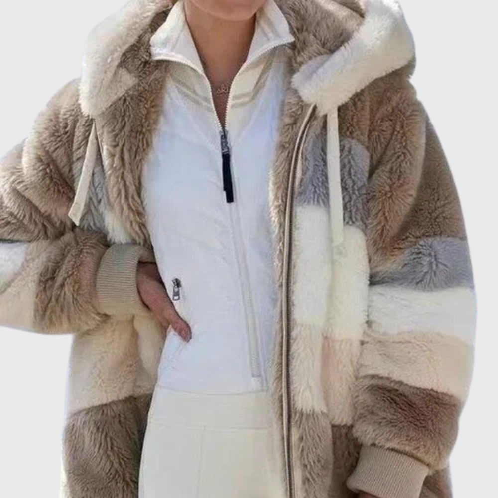 Aurelia | Ultra-warme Patchwork Winterjacke