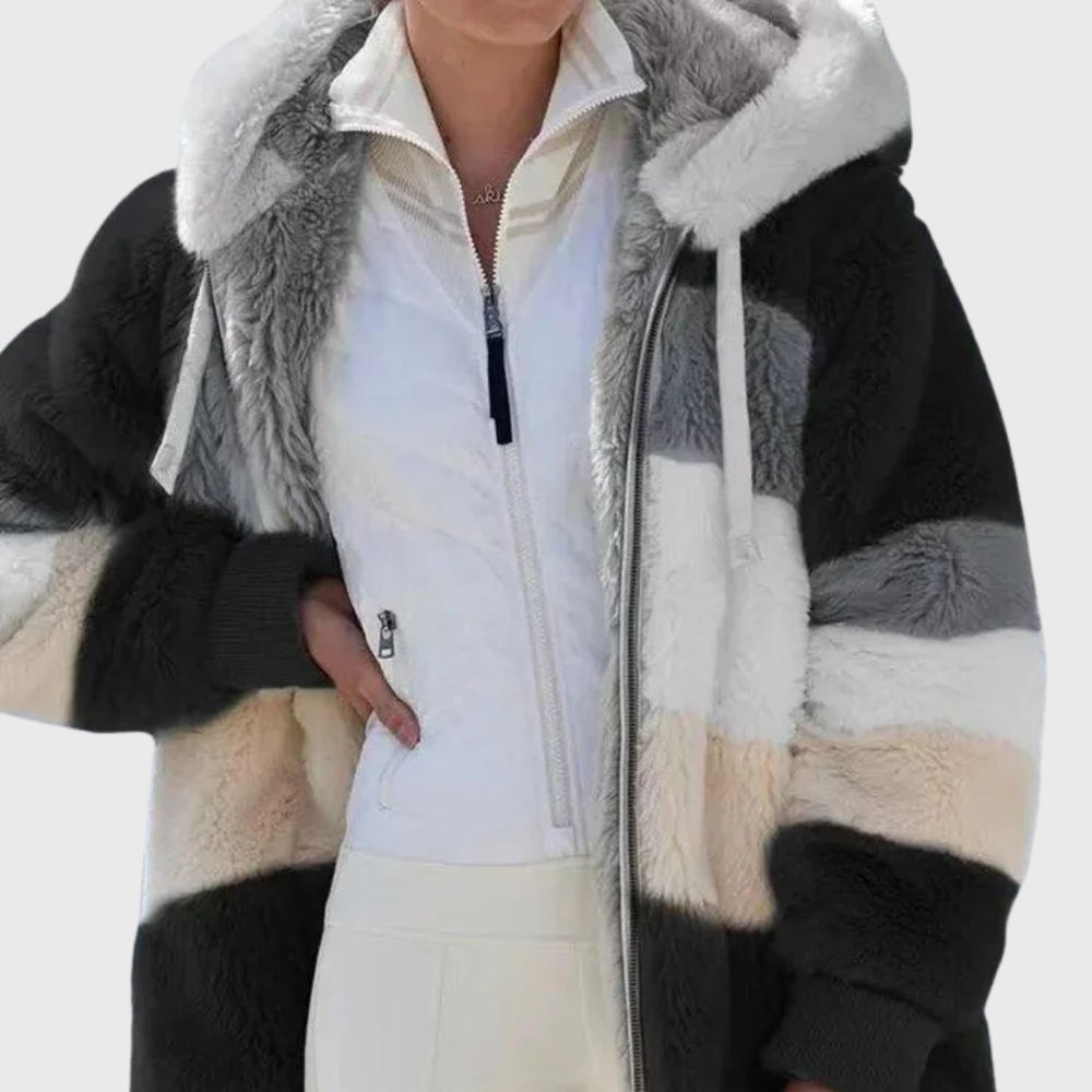 Aurelia | Ultra-warme Patchwork Winterjacke