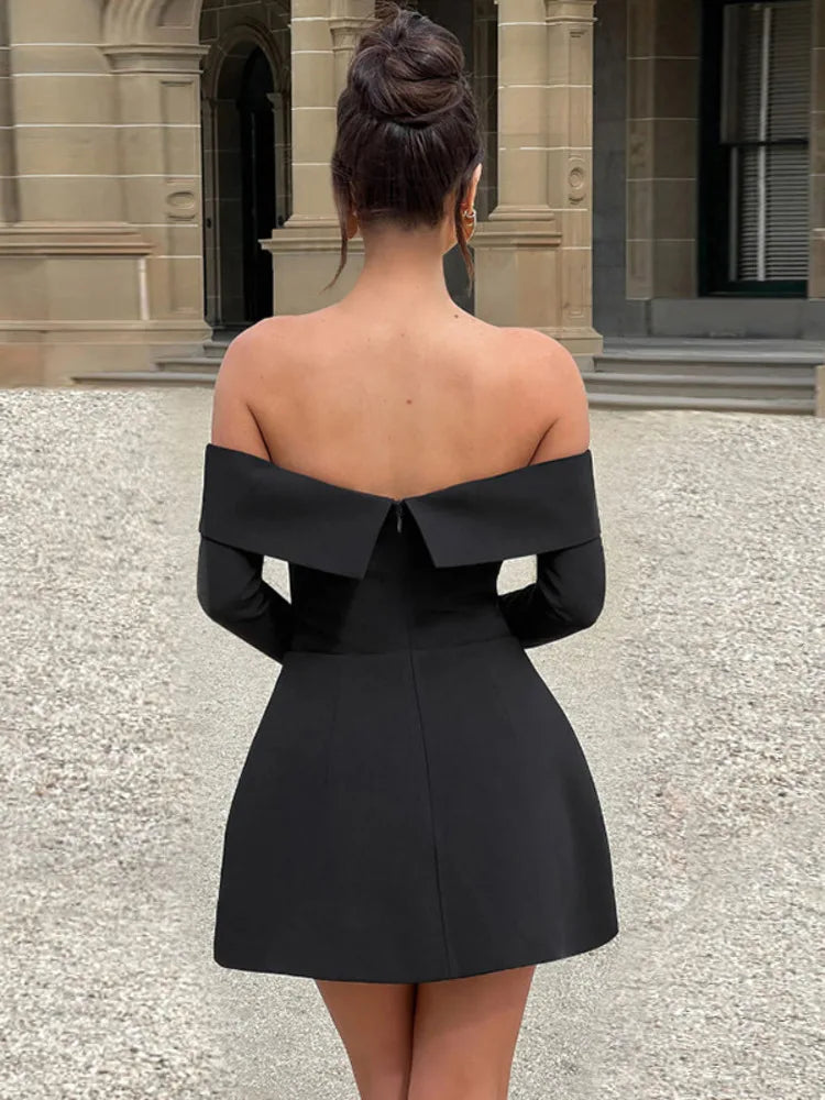Valeria | Off-Shoulder Eleganz Kleid
