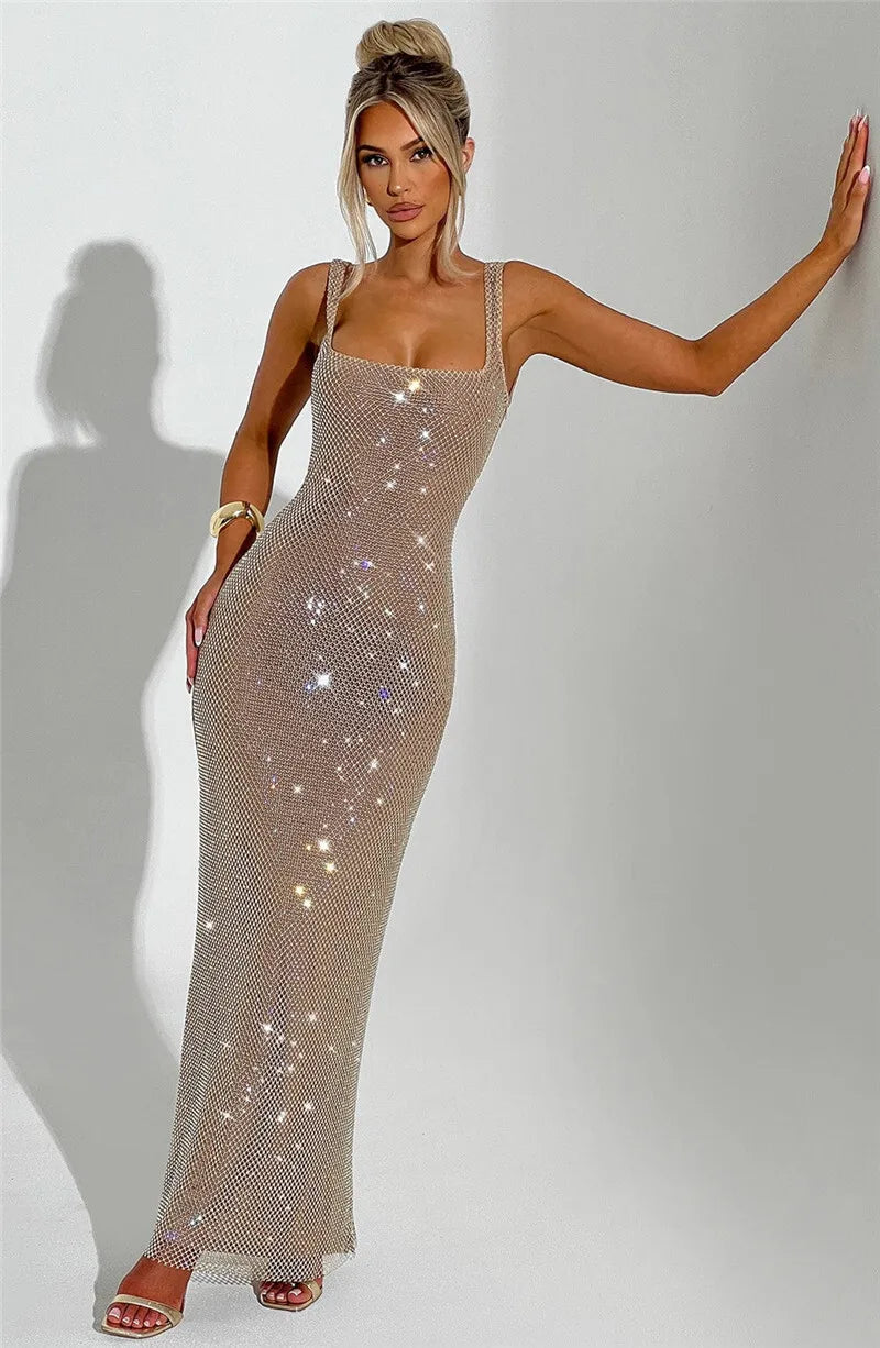 SELENE STARLIGHT MAXI-KLEID