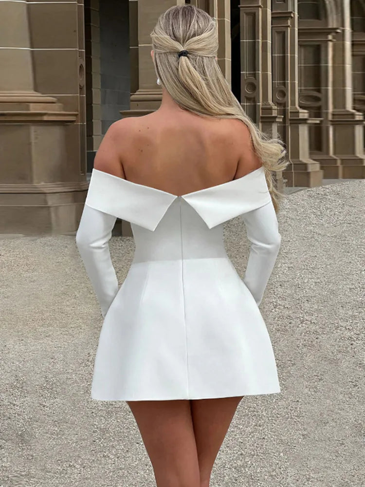 Valeria | Off-Shoulder Eleganz Kleid