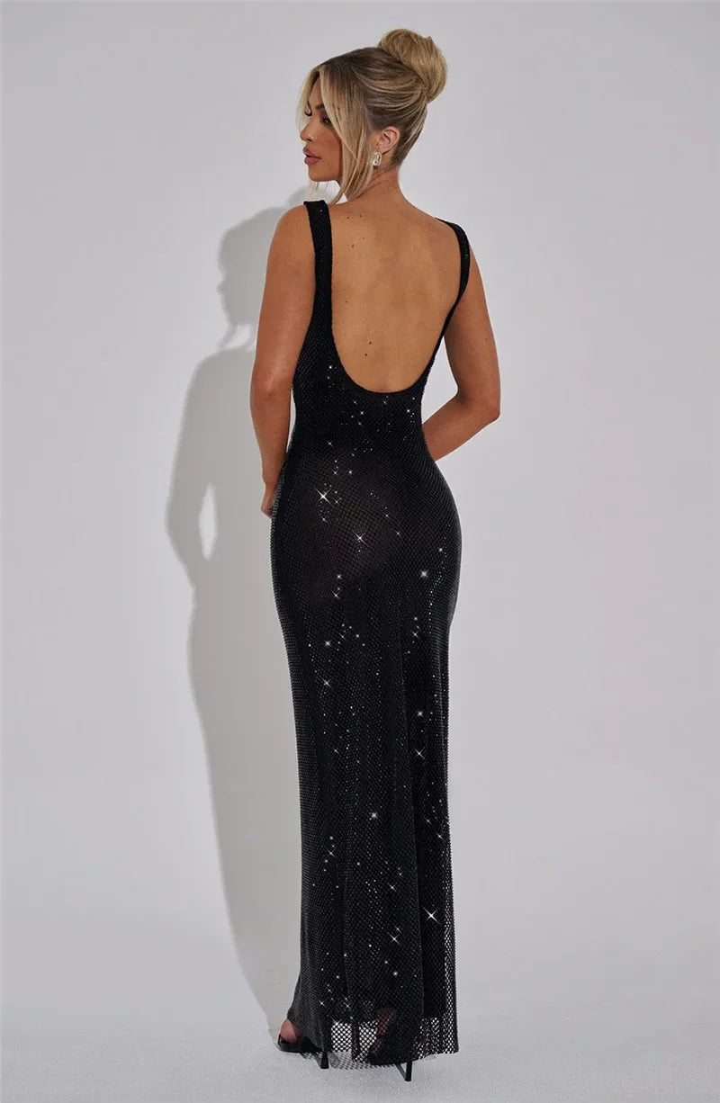 SELENE STARLIGHT MAXI-KLEID