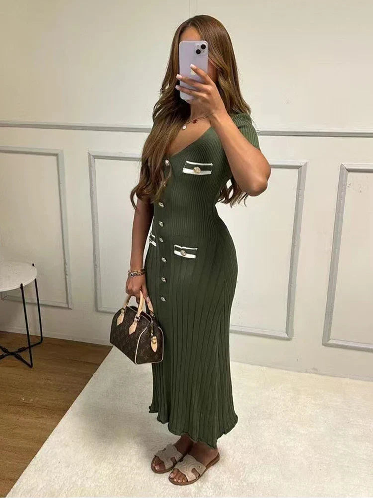 Zarelle | Elegant Knitted Bodycon Dress