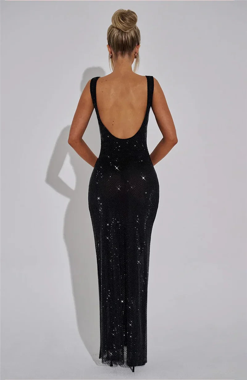 SELENE STARLIGHT MAXI-KLEID