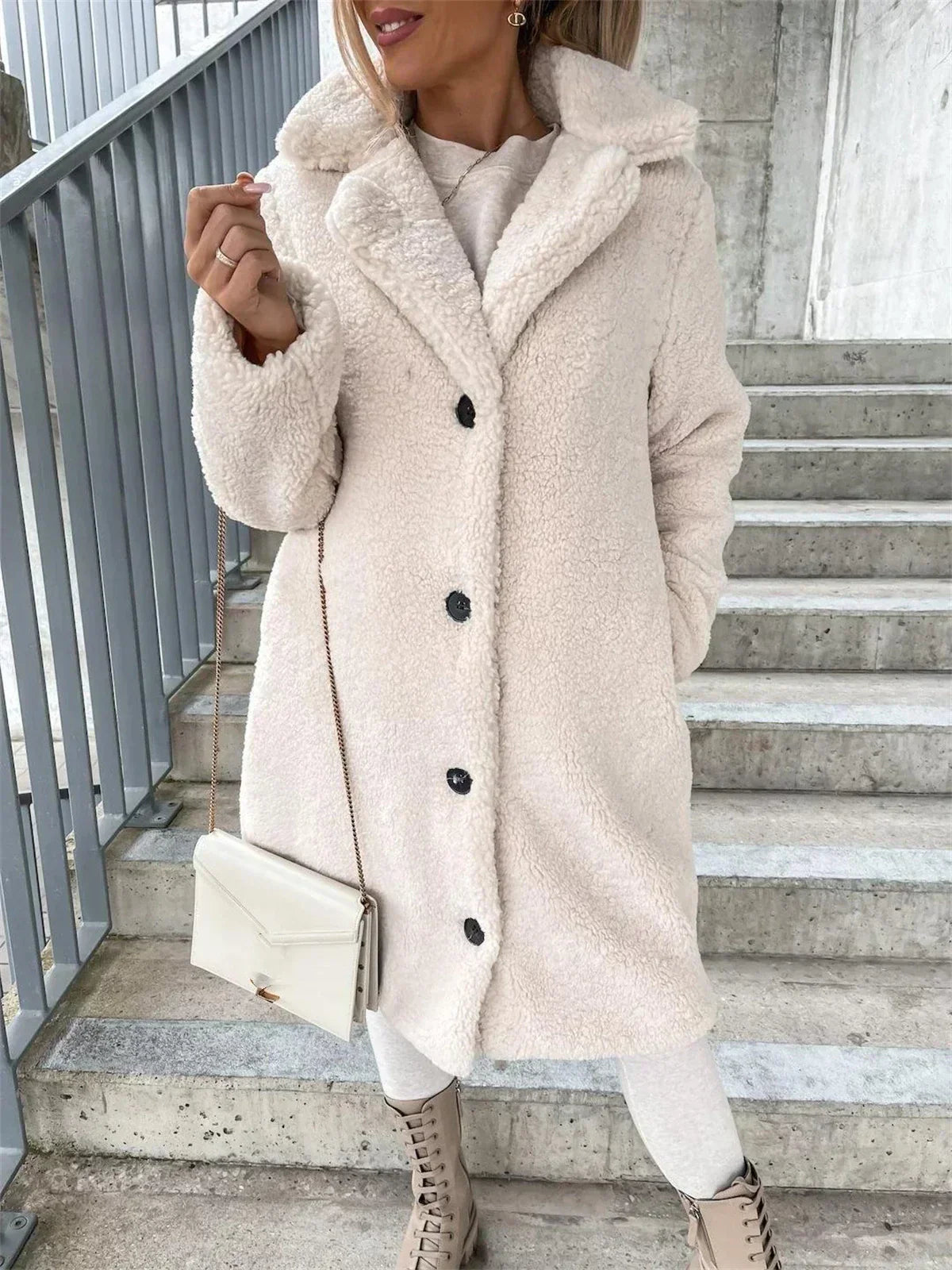 Elowen | Classic Teddy Long Coat