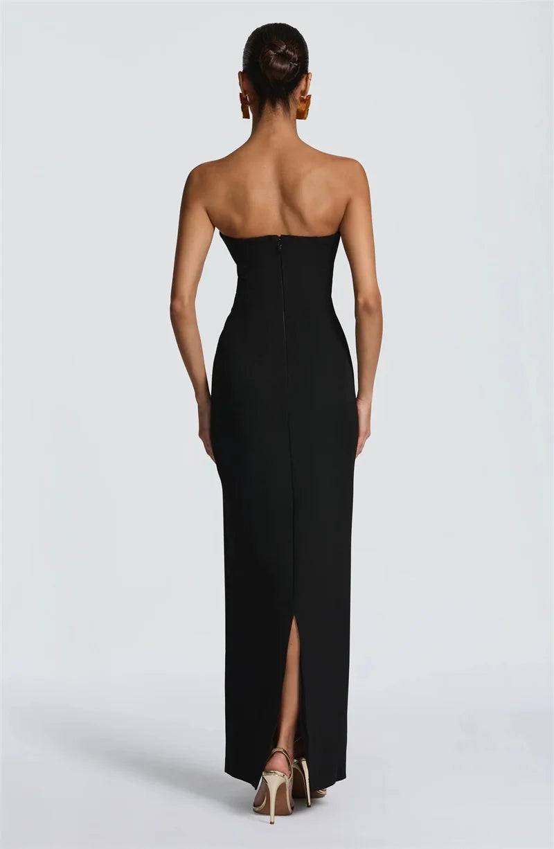 Arvianne | Halter Elegance Maxi Gown