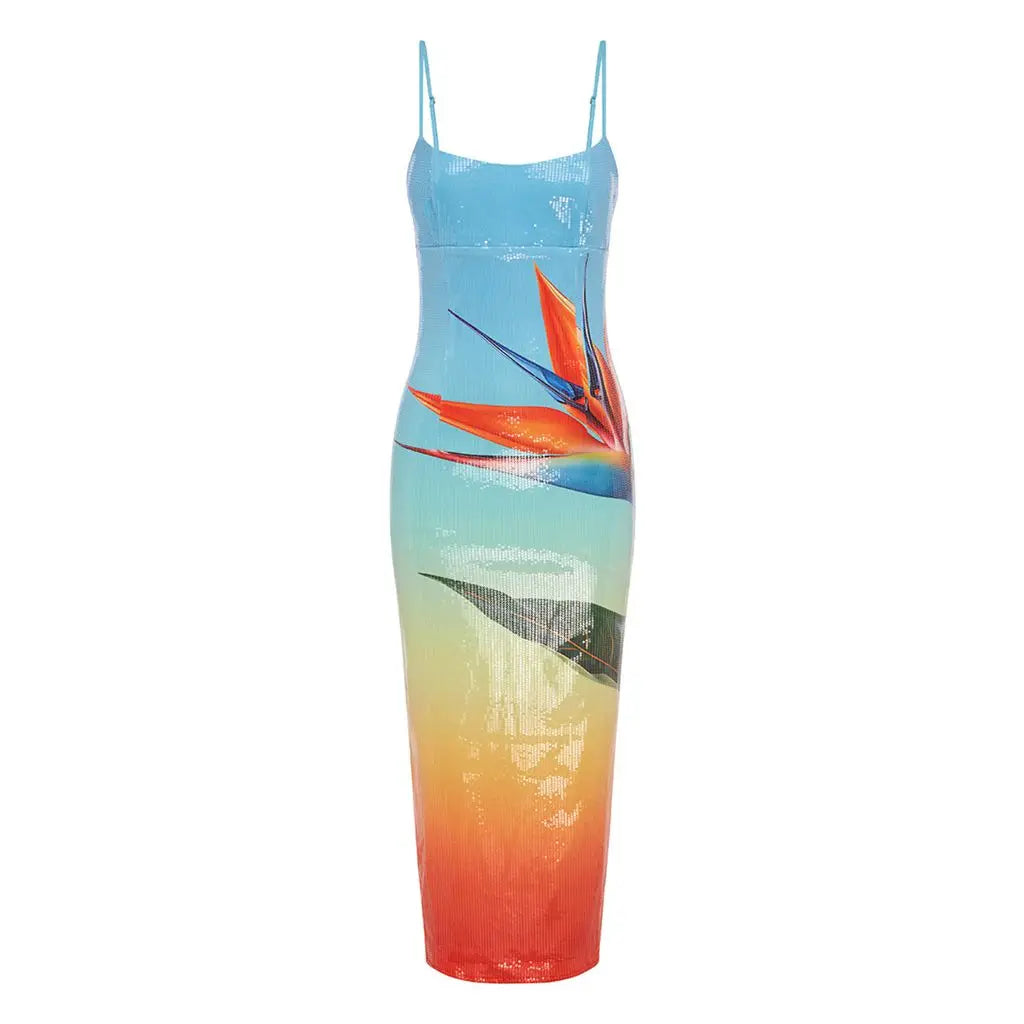 Paradise Bloom Maxi Dress