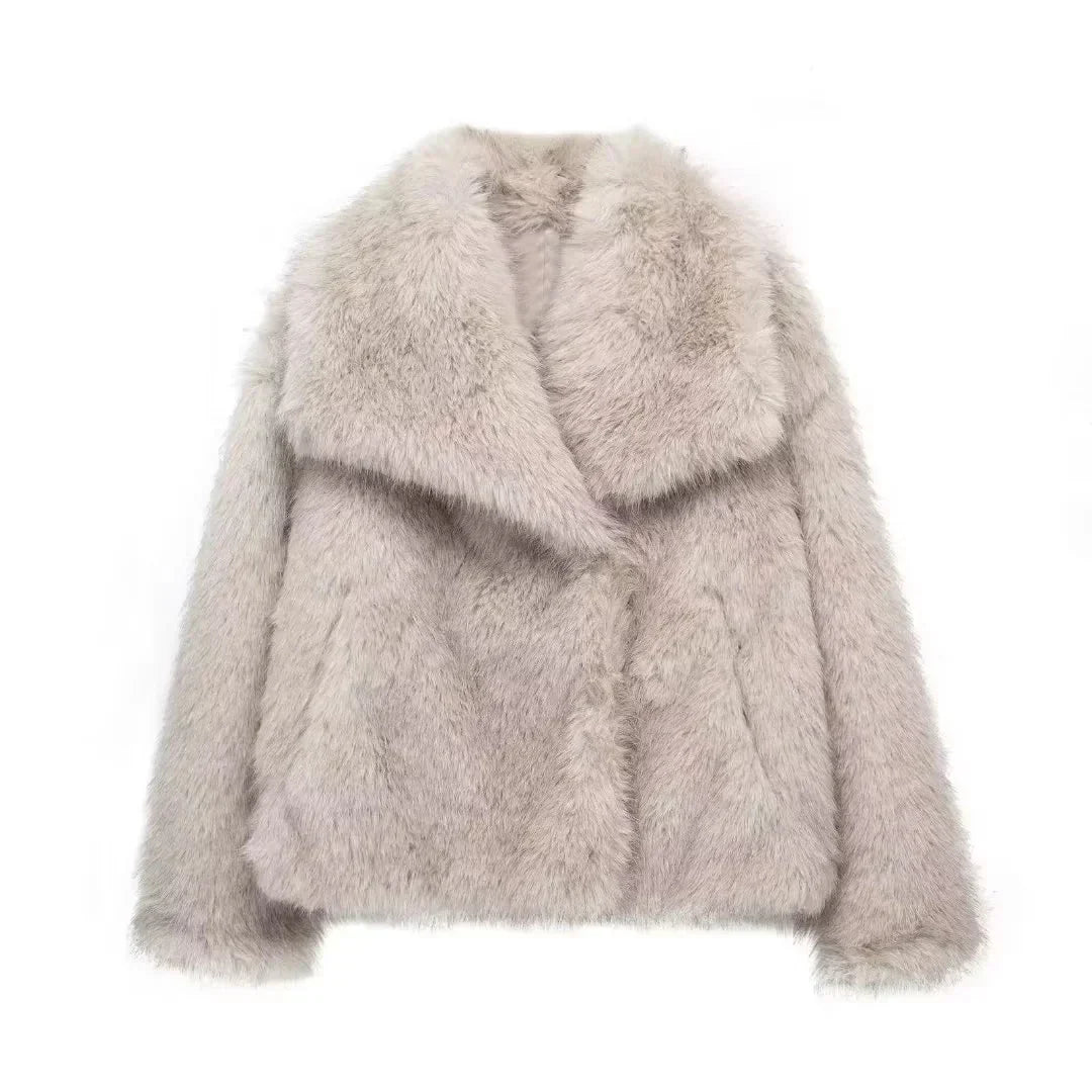 LUCENNE | LUXE FAUX FUR JACKET