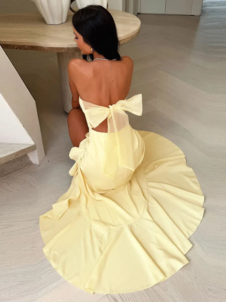 Eira Ruffle Maxi Dress