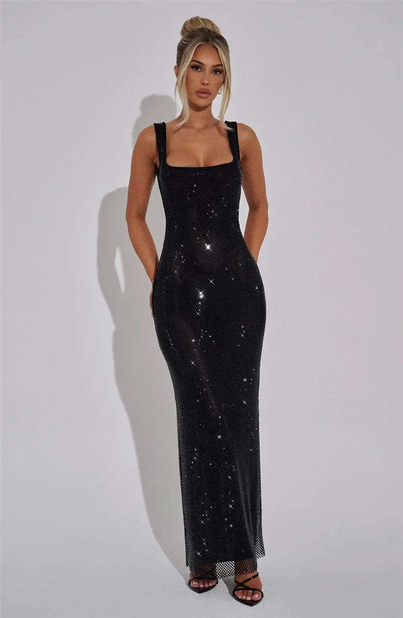 SELENE STARLIGHT MAXI-KLEID