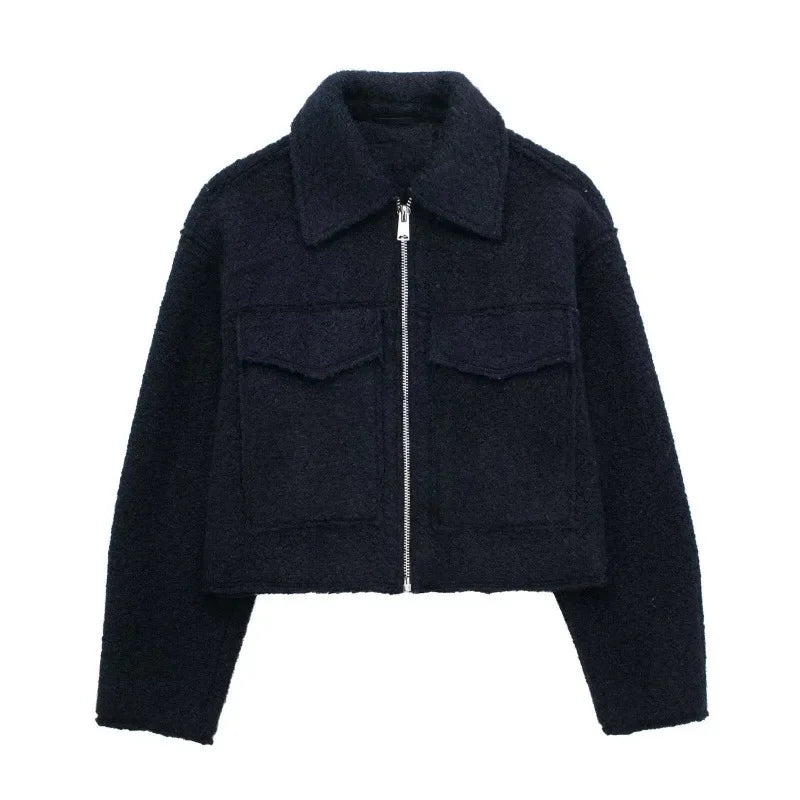 Mirisse | Chic Tweed Cropped Jacket
