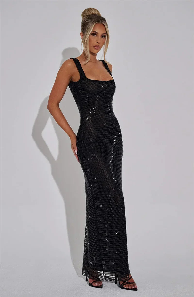 SELENE STARLIGHT MAXI-KLEID