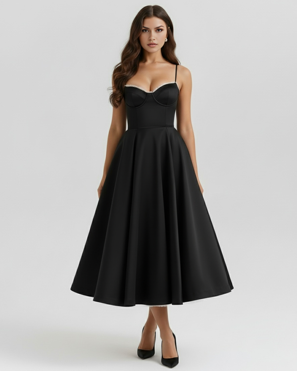 SELARA – Sculpted Oberteil MIDI-KLEID