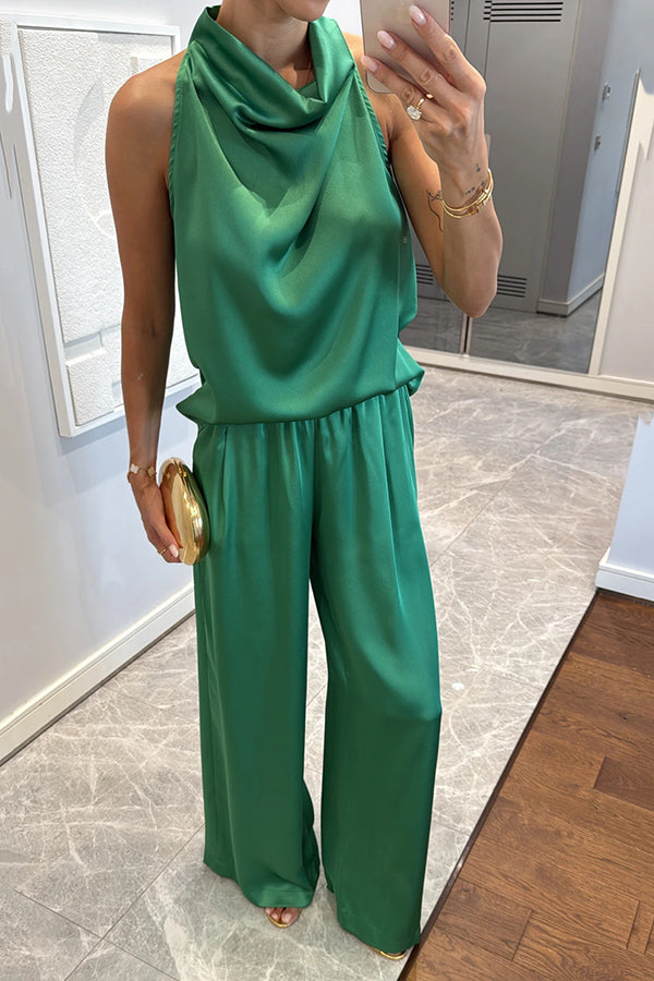 Satin Anmut Zweiteiler Set