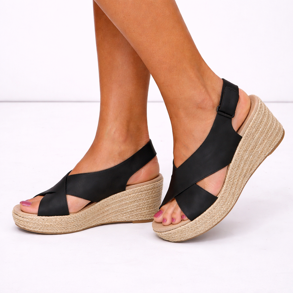 Damen Orthopädische Espadrillesandalen