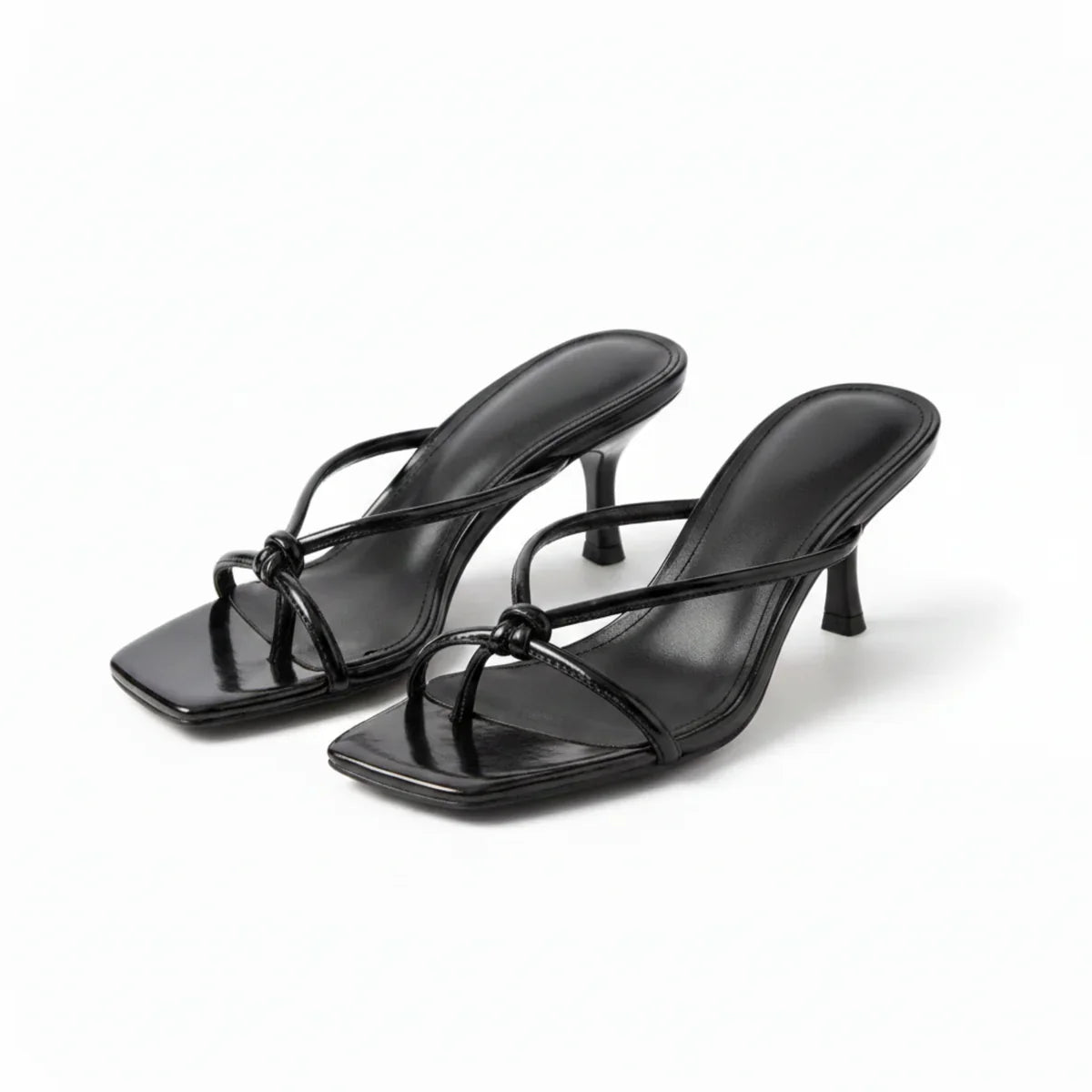 Damen Orthopädische Absatzsandalen – Elegante Knotenriemenpassform