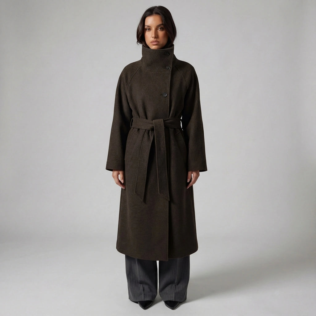Avelyn | Tailored Wool Belt Coat