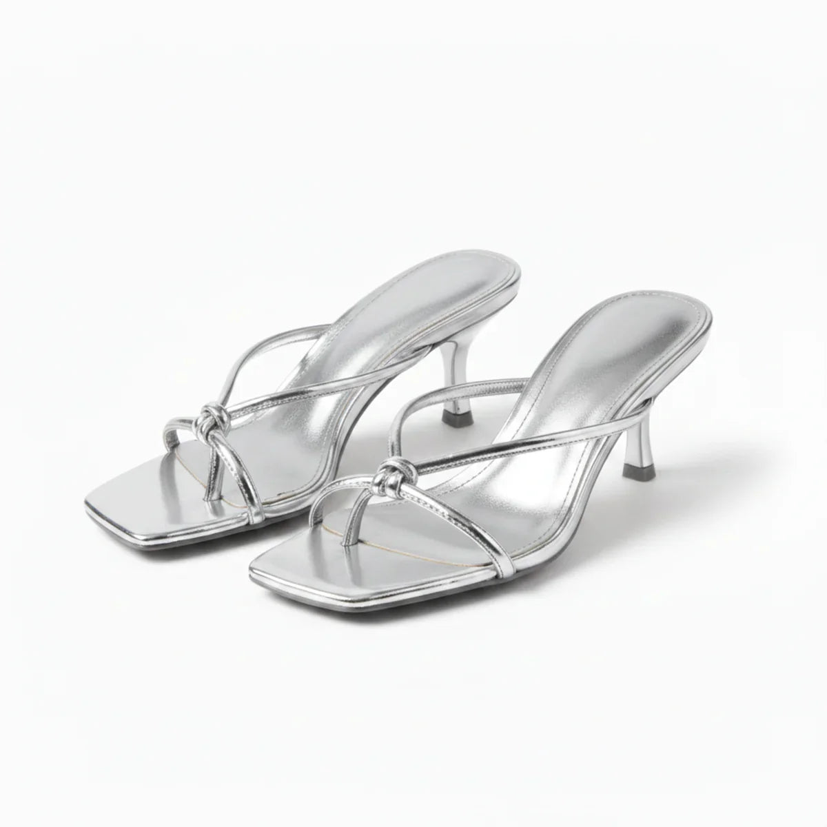 Damen Orthopädische Absatzsandalen – Elegante Knotenriemenpassform